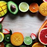 Exotic Fruits - slices of fruits and vegetables