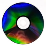 Multimedia Storage - green blue and black compact disc